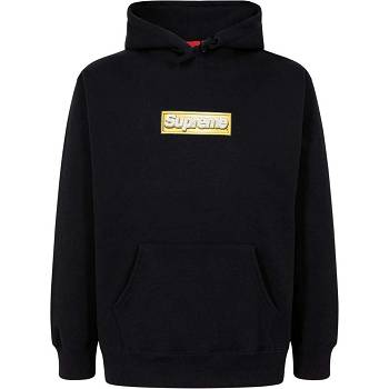 Sudadera Con Capucha Supreme Bling Box Logo Negras | Supreme 102SO